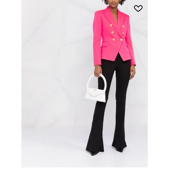 Balmain
double-breasted logo-embossed blazer - Picture 2 of 6